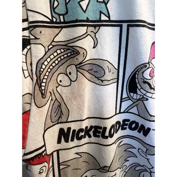 Nickelodeon 90's Nostalgia All Over Print T-Shirt Rugrats Ren And Stimpy Small - Picture 4 of 14